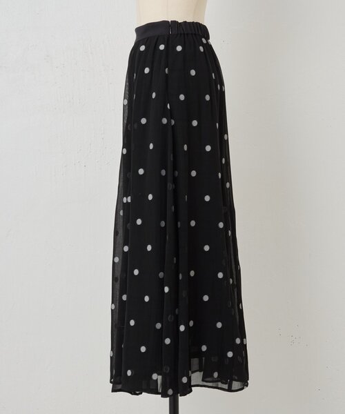 BEARDSLEY(ビアズリー)の「シアードットジャガードスカート(スカート・レディース・ブラック・FREE)」の18枚目の写真