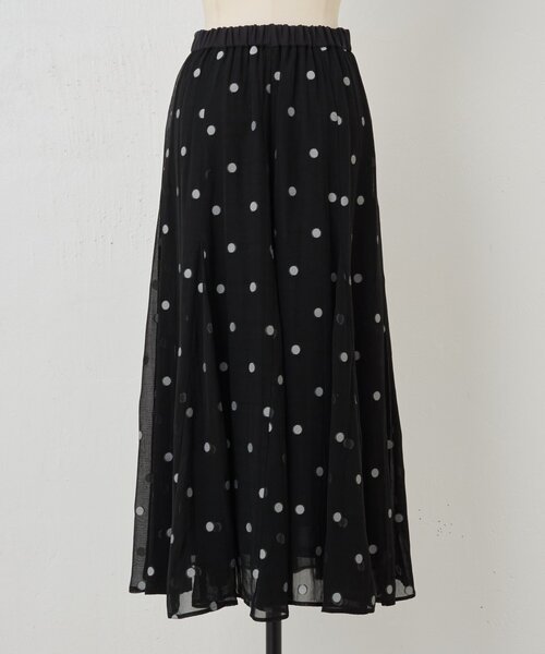 BEARDSLEY(ビアズリー)の「シアードットジャガードスカート(スカート・レディース・ブラック・FREE)」の19枚目の写真