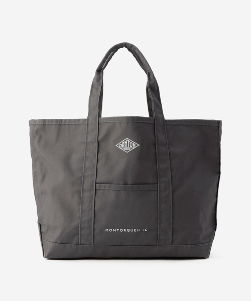 DANTON(ダントン)の「DANTON | キャンバス マルシェバッグ MONTORGUEIL UNISEX(トートバッグ・レディース・ブラック/ベージュ/サックスブルー/アイボリー/グレー・-)」の3枚目の写真
