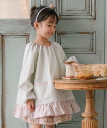 panpantutu（パンパンチュチュ）の「フラワーフリルスモック（チュニック）」