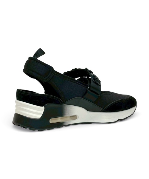 ASH(アッシュ)の「アッシュ【LOTUS】フラワースニーカーサンダル スポサン ウェッジソール メリージェーンサンダル ストラップ ベルト 5.5cmヒール(サンダル・レディース・ブラック・37/36/35/39/38/40)」の12枚目の写真