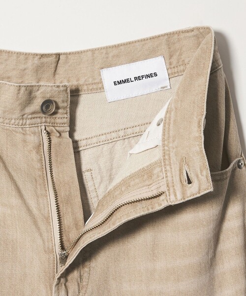 EMMEL REFINES(エメルリファインズ)の「<EMMEL REFINES>EM ソフト ワイド DNM パンツ(デニムパンツ・レディース・オフホワイト/ベージュ・S/M)」の8枚目の写真