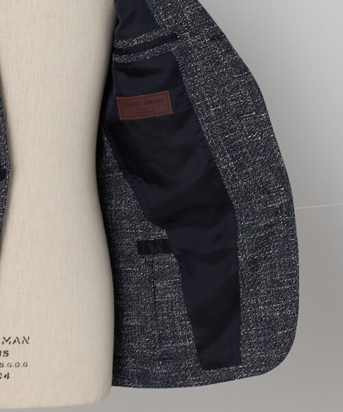 UNITED ARROWS(ユナイテッドアローズ)の「ファンシーツイード シングル 3ボタン テーラード ジャケット C-MODEL(テーラードジャケット・メンズ・ロイヤルブルー・46/50/48)」の11枚目の写真