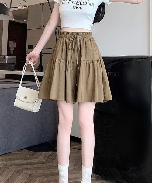 SallyLunn（サリーラン）の「切替ギャザースカート（スカート・レディース・ブラック/ベージュ/ライトグレー・LARGE/MEDIUM）」の7枚目の写真