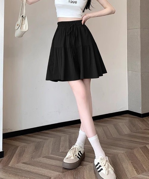 SallyLunn（サリーラン）の「切替ギャザースカート（スカート・レディース・ブラック/ベージュ/ライトグレー・LARGE/MEDIUM）」の11枚目の写真