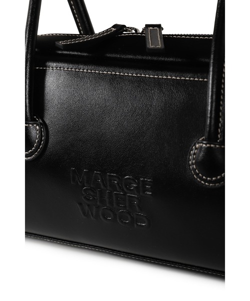 MARGE SHERWOOD（マージシャーウッド）の「SOFT BAGUETTE BAG（ハンドバッグ・レディース・ブラック・OS）」の4枚目の写真