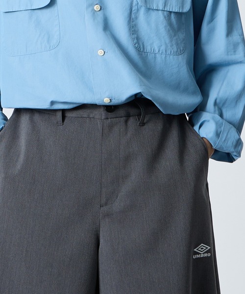 UMBRO（アンブロ）の「[UMBRO/アンブロ] 別注 ワンポイント刺繍ロゴ バギーショートパンツ（その他パンツ・レディース・ブラック/グレー/ベージュ・S/M/L/XL）」の5枚目の写真
