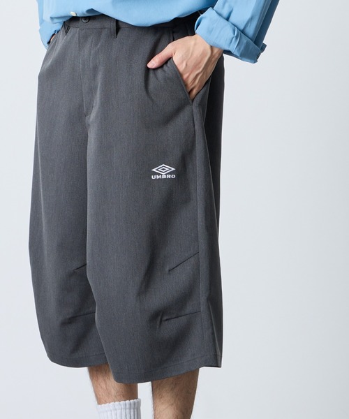 UMBRO（アンブロ）の「[UMBRO/アンブロ] 別注 ワンポイント刺繍ロゴ バギーショートパンツ（その他パンツ・レディース・ブラック/グレー/ベージュ・S/M/L/XL）」の6枚目の写真