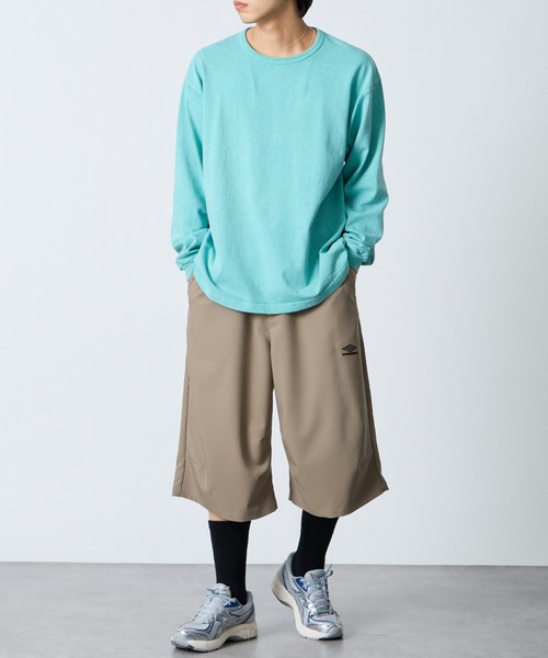 UMBRO（アンブロ）の「[UMBRO/アンブロ] 別注 ワンポイント刺繍ロゴ バギーショートパンツ（その他パンツ・レディース・ブラック/グレー/ベージュ・S/M/L/XL）」の11枚目の写真