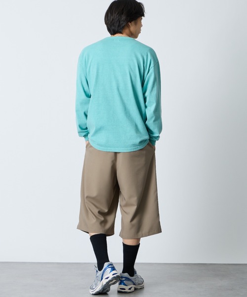 UMBRO（アンブロ）の「[UMBRO/アンブロ] 別注 ワンポイント刺繍ロゴ バギーショートパンツ（その他パンツ・レディース・ブラック/グレー/ベージュ・S/M/L/XL）」の13枚目の写真