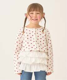 Lycee mine（リセマイン）の「【速乾・UV・型崩れしない】アソート総柄ミニ丈カーディガン・フリルキャミセット【Lycee mine バレエシリーズ】（アンサンブル）」