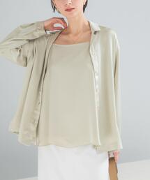 URBAN RESEARCH ROSSO WOMEN（アーバンリサーチ　ロッソ）の「ヴィンテージシルキーサテンキャミソール（キャミソール）」