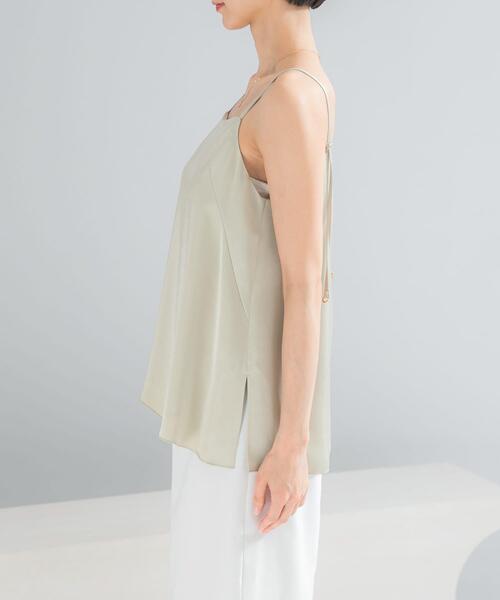 URBAN RESEARCH ROSSO WOMEN（アーバンリサーチ　ロッソ）の「ヴィンテージシルキーサテンキャミソール（キャミソール・レディース・ベージュ系その他/オフホワイト・FREE）」の11枚目の写真