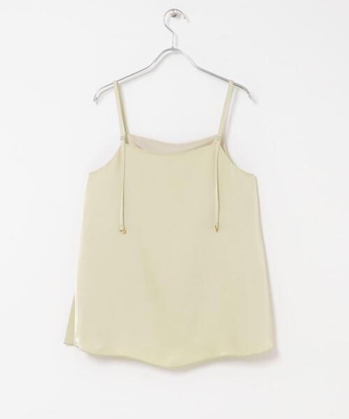 URBAN RESEARCH ROSSO WOMEN（アーバンリサーチ　ロッソ）の「ヴィンテージシルキーサテンキャミソール（キャミソール・レディース・ベージュ系その他/オフホワイト・FREE）」の15枚目の写真