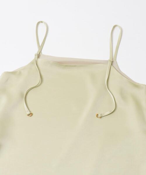 URBAN RESEARCH ROSSO WOMEN（アーバンリサーチ　ロッソ）の「ヴィンテージシルキーサテンキャミソール（キャミソール・レディース・ベージュ系その他/オフホワイト・FREE）」の16枚目の写真