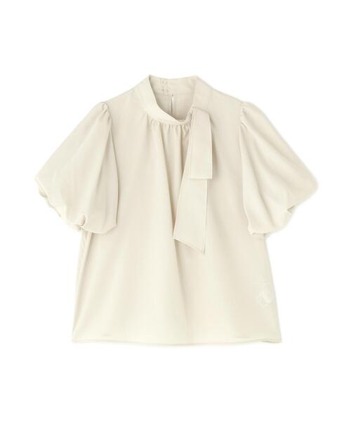 NATURAL BEAUTY BASIC(ナチュラルビューティーベーシック)の「【Oggi.jp掲載】リネンライクサイドタイブラウス(シャツ/ブラウス・レディース・ブラウン/ベージュ/イエロー/ブルー・SMALL/MEDIUM)」の5枚目の写真