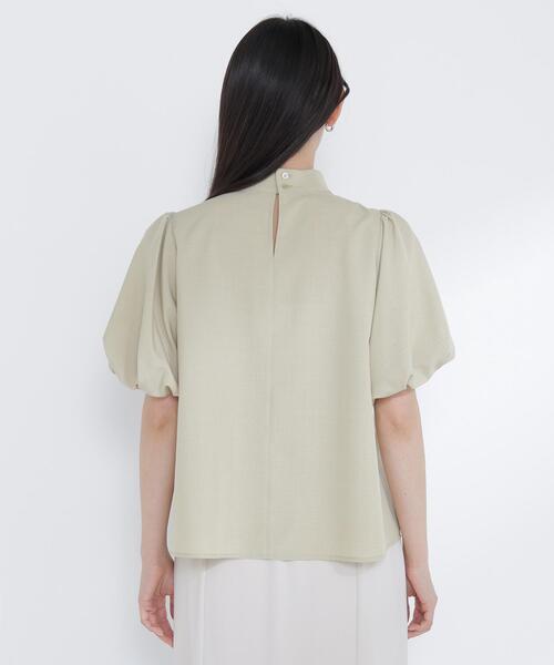 NATURAL BEAUTY BASIC(ナチュラルビューティーベーシック)の「【Oggi.jp掲載】リネンライクサイドタイブラウス(シャツ/ブラウス・レディース・ブラウン/ベージュ/イエロー/ブルー・SMALL/MEDIUM)」の20枚目の写真