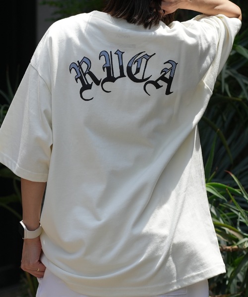 RVCA(ルーカ)の「RVCA メンズ BACK SIDE OE RVCA SS Tシャツ 【2026年春夏モデル】/ルーカバックプリント半袖Tシャツ(Tシャツ/カットソー・メンズ・ブラック/ネイビー/ホワイト・LARGE/MEDIUM/X-LARGE/SMALL)」の2枚目の写真