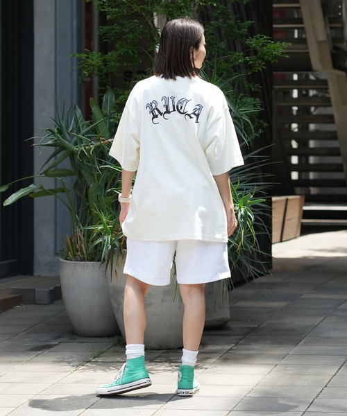 RVCA(ルーカ)の「RVCA メンズ BACK SIDE OE RVCA SS Tシャツ 【2026年春夏モデル】/ルーカバックプリント半袖Tシャツ(Tシャツ/カットソー・メンズ・ブラック/ネイビー/ホワイト・LARGE/MEDIUM/X-LARGE/SMALL)」の7枚目の写真