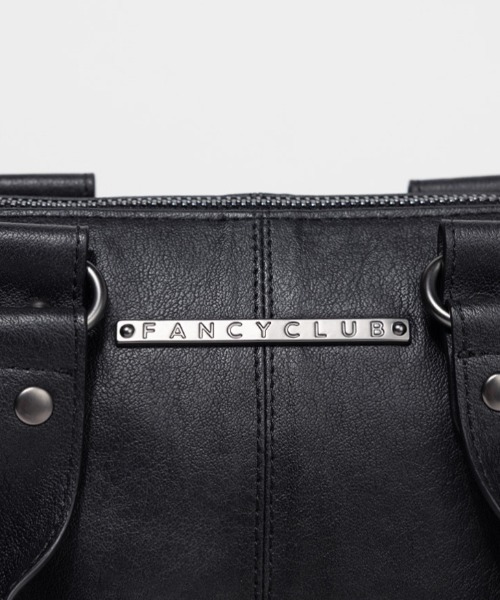FANCY CLUB BELTED WASHING ショルダーバッグ ブラック A'GEM/9 × .kom 『FANCY CLUB/ファンシークラブ』 BELTED WASHING