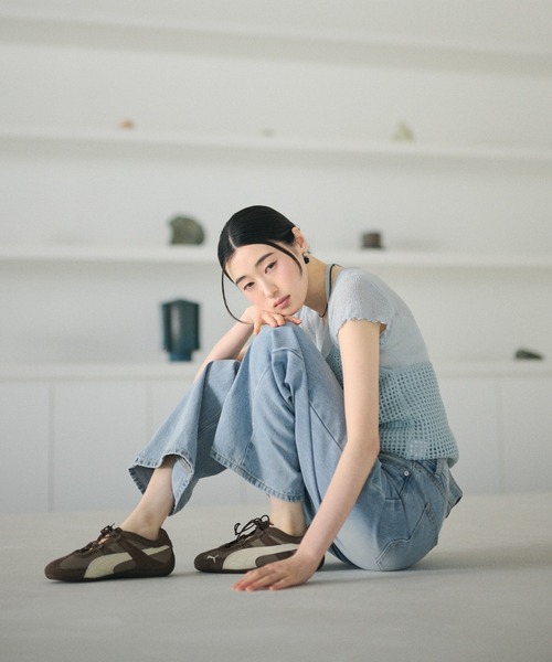 LAULEN(ローレン)の「crew neck mellow sleeves tops /クルーネックメロースリーブトップス(Tシャツ/カットソー・レディース・ホワイト/チャコールグレー/ブラック/ライトブルー/ライトグリーン/ピンク・FREE)」の18枚目の写真