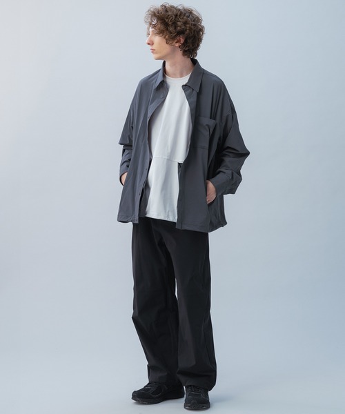 +phenix(プラスフェニックス)の「+phenix(プラスフェニックス) AIRFLOW PANTS / エアフローパンツ(その他パンツ・メンズ・チャコール/ブラック/ホワイト・L/M/XL)」の22枚目の写真