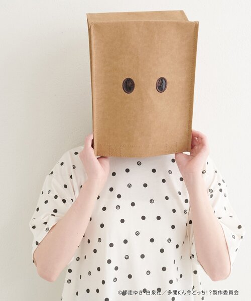 natural couture（ナチュラルクチュール）の「〈多聞くん今どっち！？コラボ〉多聞くんになれる！！紙袋トートBAG（トートバッグ・レディース・その他1・FREE）」の4枚目の写真