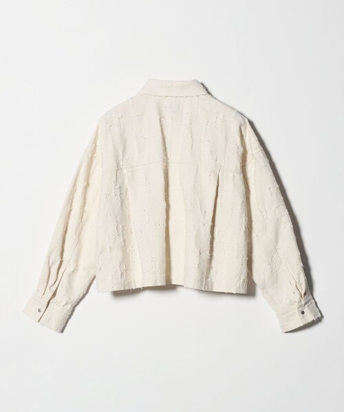 UNITED ARROWS（ユナイテッドアローズ）の「ジャガード ワーク シャツ ジャケット ‐ウォッシャブル‐（その他アウター・レディース・ナチュラル・FREE）」の2枚目の写真