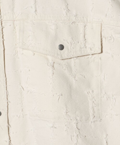 UNITED ARROWS（ユナイテッドアローズ）の「ジャガード ワーク シャツ ジャケット ‐ウォッシャブル‐（その他アウター・レディース・ナチュラル・FREE）」の6枚目の写真