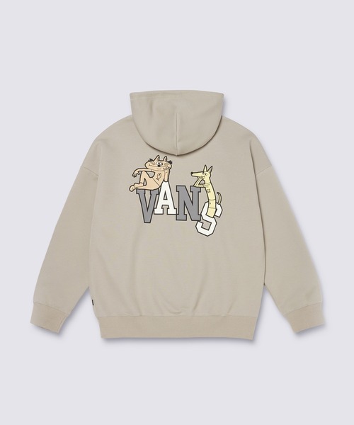 VANS(バンズ)の「キャットフーディー / SOL CAT HOODIE LONDON FOG VN000NEBZUJ1(パーカー・メンズ・ベージュ・SMALL)」の1枚目の写真