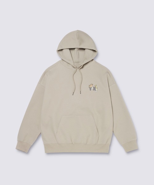 VANS(バンズ)の「キャットフーディー / SOL CAT HOODIE LONDON FOG VN000NEBZUJ1(パーカー・メンズ・ベージュ・SMALL)」の2枚目の写真