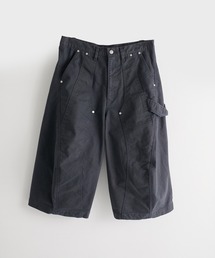 NVRFRGT（ネヴァーフォーゲット）の「CURVED LEG DOUBLE KNEE WORK SHORT PANTS（カーゴパンツ）」