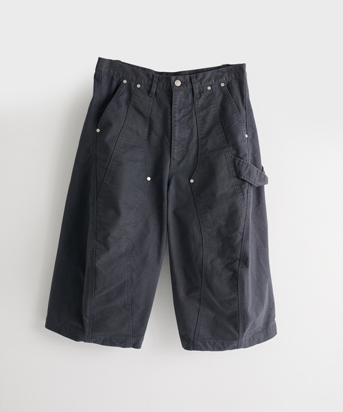 CURVED LEG DOUBLE KNEE WORK SHORT PANTS（カーゴパンツ）｜NVRFRGT
