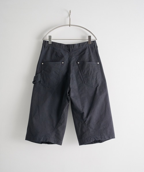 CURVED LEG DOUBLE KNEE WORK SHORT PANTS（カーゴパンツ）｜NVRFRGT