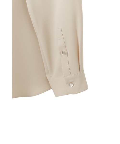 Her lip to（ハーリップトゥー）の「Multi-Way Twill Shirt（シャツ/ブラウス・レディース・ベージュ/オフホワイト/サックスブルー・S/M）」の12枚目の写真