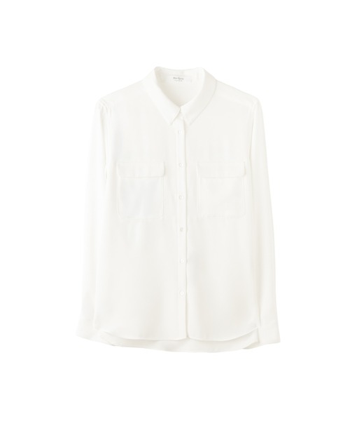 Her lip to（ハーリップトゥー）の「Multi-Way Twill Shirt（シャツ/ブラウス・レディース・ベージュ/オフホワイト/サックスブルー・S/M）」の11枚目の写真