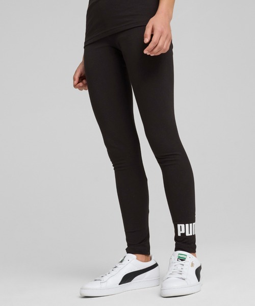 PUMA(プーマ)の「PUMA プーマ ガールズ ESS NO1 ロゴ レギンス 120-160cm(レギンス/スパッツ・キッズ・ブラック・150/130/140/120/160)」の1枚目の写真