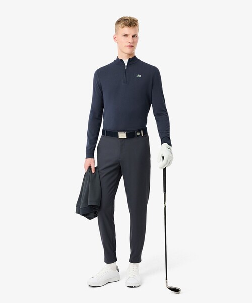 LACOSTE(ラコステ)の「ヒートレギュレーティング COOLMAX ハーフジップハイゲージニット(ニット/セーター・メンズ・ダークアッシュ・3/4/5)」の7枚目の写真