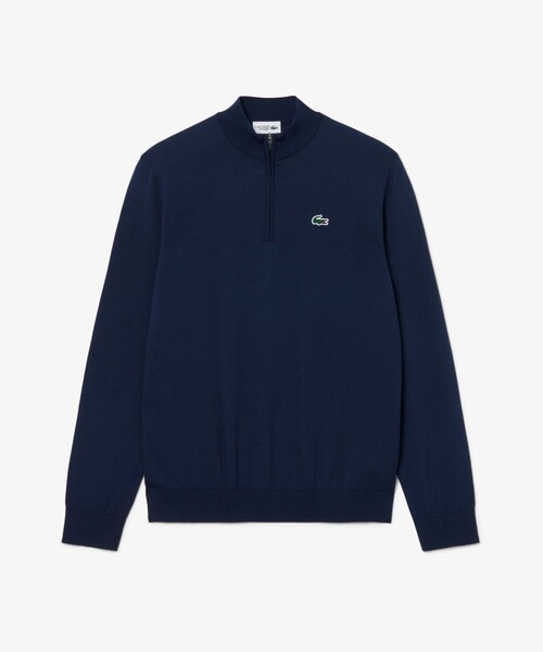 LACOSTE(ラコステ)の「ヒートレギュレーティング COOLMAX ハーフジップハイゲージニット(ニット/セーター・メンズ・ダークアッシュ・3/4/5)」の10枚目の写真