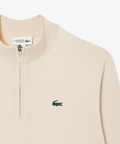 LACOSTE(ラコステ)の「ヒートレギュレーティング COOLMAX ハーフジップハイゲージニット(ニット/セーター・メンズ・ダークアッシュ・3/4/5)」の17枚目の写真