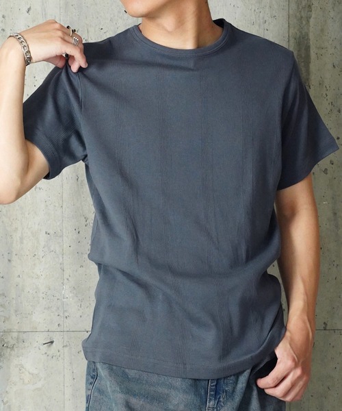 MILLER(ミラー)の「"02"≪Robert P. Miller≫パックT パネルリブ Tシャツ(Tシャツ/カットソー・メンズ・ブラック/ホワイト×ブラック/ブラウン系1/ブラック×グレー/グレー/オフホワイト/チャコールグレー・XL/L/M)」の6枚目の写真