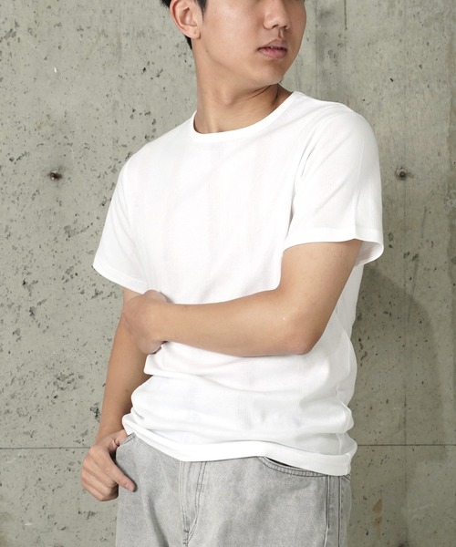 MILLER(ミラー)の「"02"≪Robert P. Miller≫パックT パネルリブ Tシャツ(Tシャツ/カットソー・メンズ・ブラック/ホワイト×ブラック/ブラウン系1/ブラック×グレー/グレー/オフホワイト/チャコールグレー・XL/L/M)」の19枚目の写真