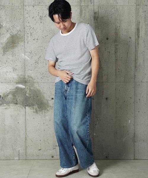 MILLER(ミラー)の「"02"≪Robert P. Miller≫パックT パネルリブ Tシャツ(Tシャツ/カットソー・メンズ・ブラック/ホワイト×ブラック/ブラウン系1/ブラック×グレー/グレー/オフホワイト/チャコールグレー・XL/L/M)」の18枚目の写真