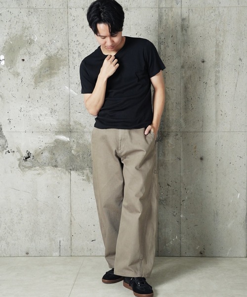 MILLER(ミラー)の「"02"≪Robert P. Miller≫パックT パネルリブ Tシャツ(Tシャツ/カットソー・メンズ・ブラック/ホワイト×ブラック/ブラウン系1/ブラック×グレー/グレー/オフホワイト/チャコールグレー・XL/L/M)」の15枚目の写真