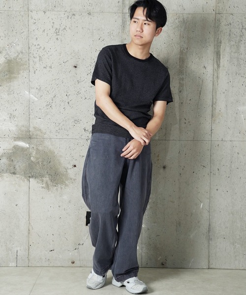 MILLER(ミラー)の「"02"≪Robert P. Miller≫パックT パネルリブ Tシャツ(Tシャツ/カットソー・メンズ・ブラック/ホワイト×ブラック/ブラウン系1/ブラック×グレー/グレー/オフホワイト/チャコールグレー・XL/L/M)」の13枚目の写真