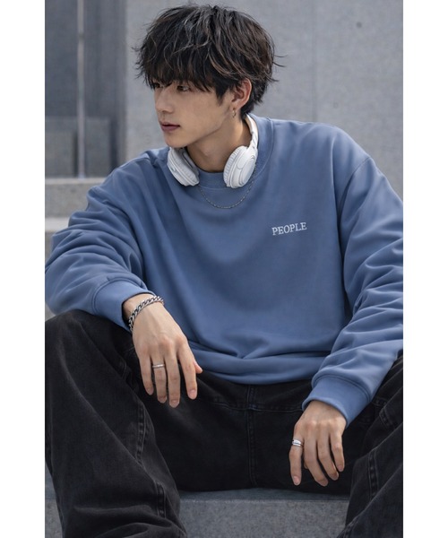 Bling Leads(ブリングリーズ)の「【Bls】 【ZM】【Bling Leads】バッグプリント スウェットトレーナー(スウェット・メンズ・ホワイト/ブラック/パープル/ブルー系その他・FREE)」の7枚目の写真