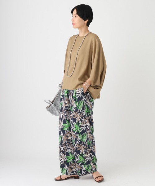 Elura(エルーラ)の「ボタニカルワイドパンツ/661874(その他パンツ・レディース・ネイビー/ブラウン・FREE(S)/LARGE/MEDIUM)」の8枚目の写真