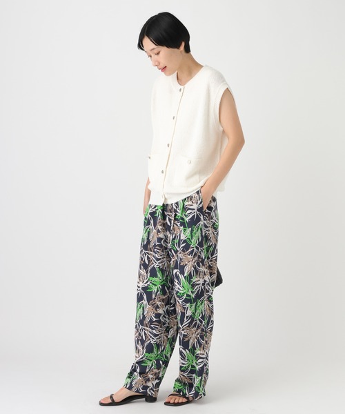 Elura(エルーラ)の「ボタニカルワイドパンツ/661874(その他パンツ・レディース・ネイビー/ブラウン・FREE(S)/LARGE/MEDIUM)」の9枚目の写真