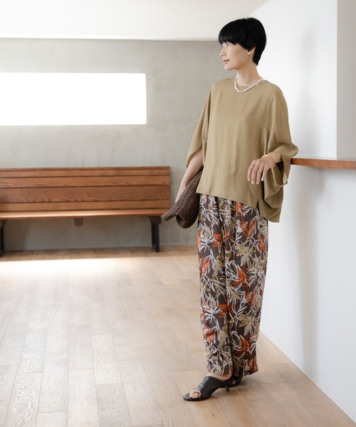 Elura(エルーラ)の「ボタニカルワイドパンツ/661874(その他パンツ・レディース・ネイビー/ブラウン・FREE(S)/LARGE/MEDIUM)」の20枚目の写真