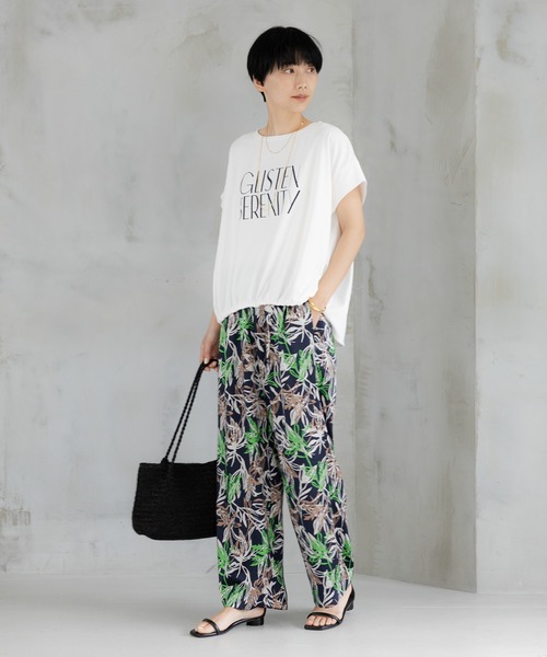 Elura(エルーラ)の「ボタニカルワイドパンツ/661874(その他パンツ・レディース・ネイビー/ブラウン・FREE(S)/LARGE/MEDIUM)」の22枚目の写真